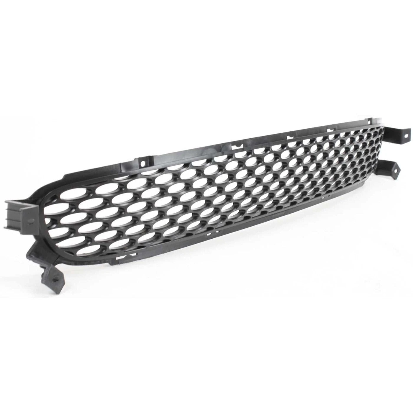 Bumper Grille For 2007-2009 Kia Spectra Center Textured Black Plastic