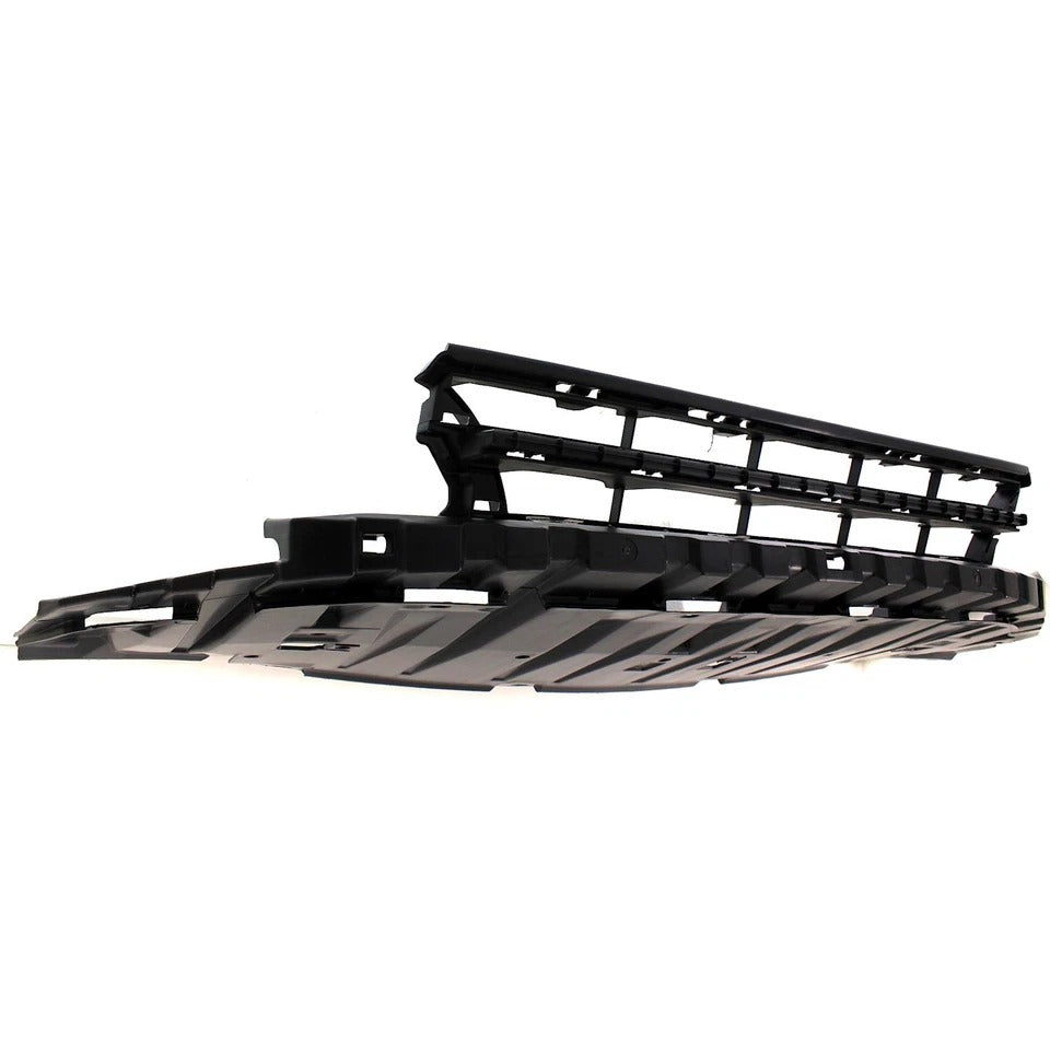 Bumper Grille For 2013-2015 Honda Civic Center Black Plastic