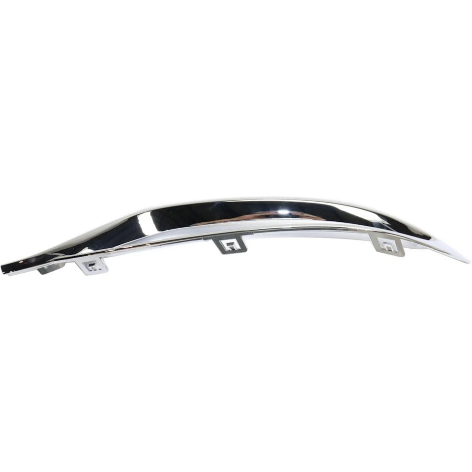 Bumper Trim Set For 2015-2022 Chrysler 300 Front Outer Center Applique Chrome