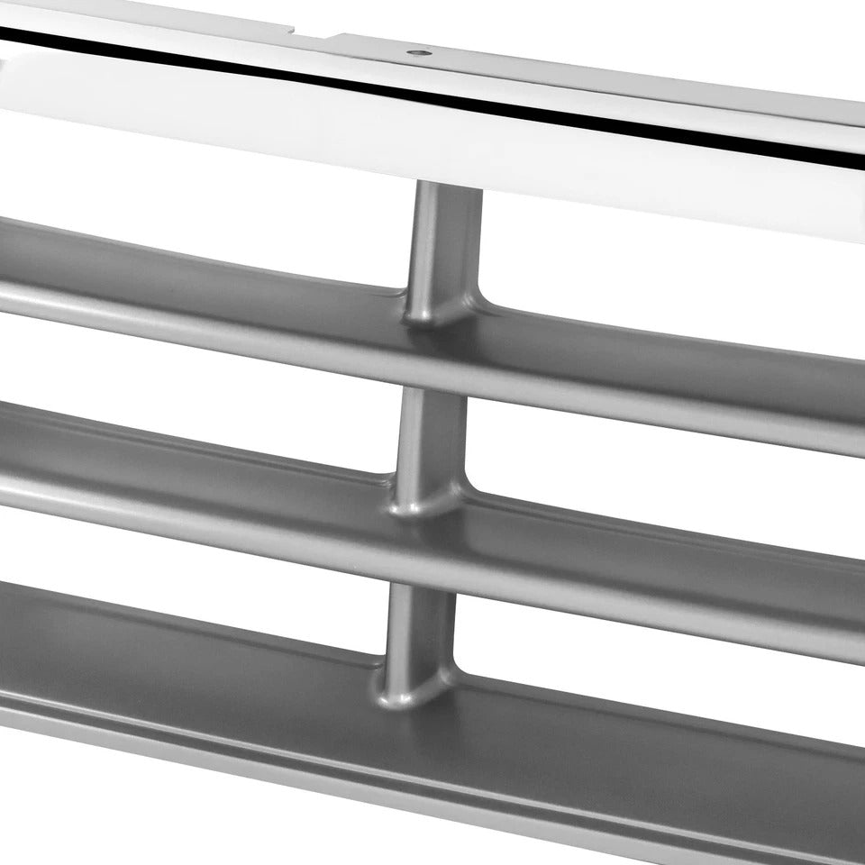 Fit 92-96 Ford E150 E250 E350 Econoline Club Wagon Front Grille Shell Chrome