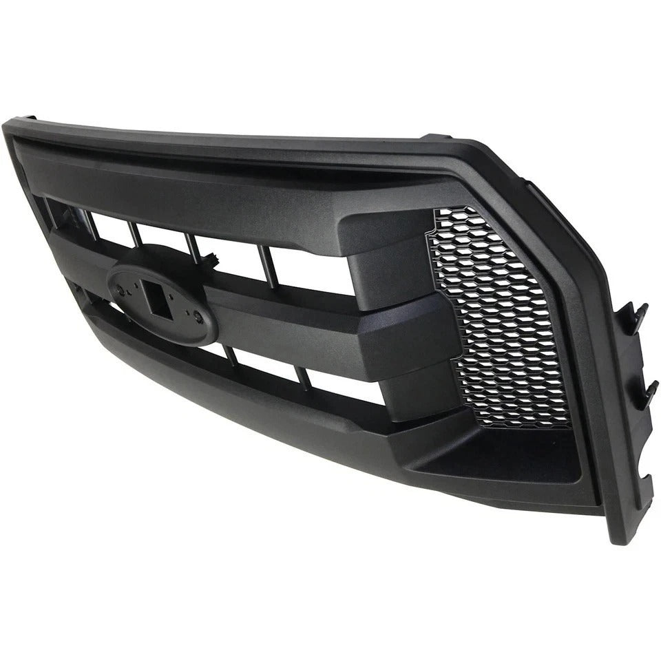 For 2015-2017 Ford F-150 Grille Assembly Front Textured Black FO1200583