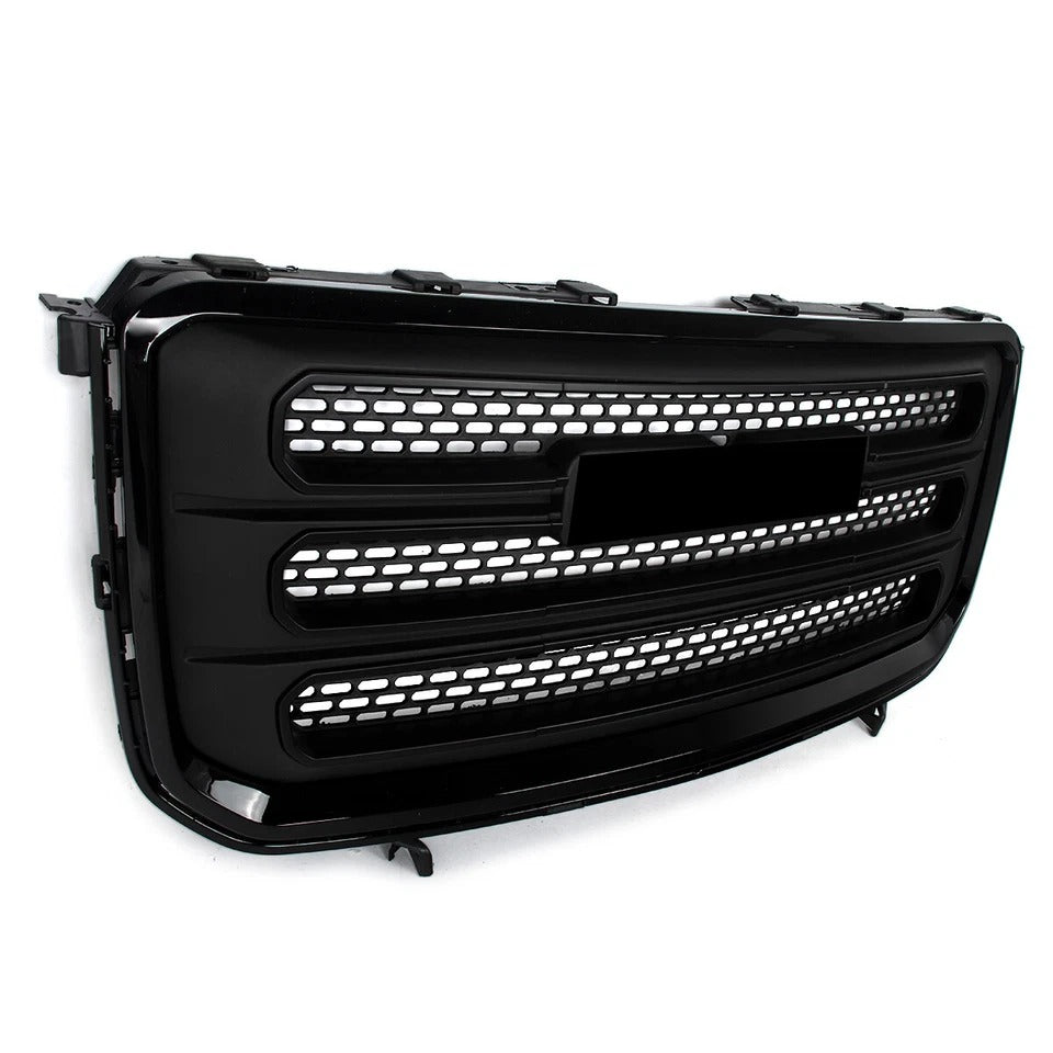 For GMC Acadia 2013-2016 22785561 Front Bumper Upper Grille Gloss Black