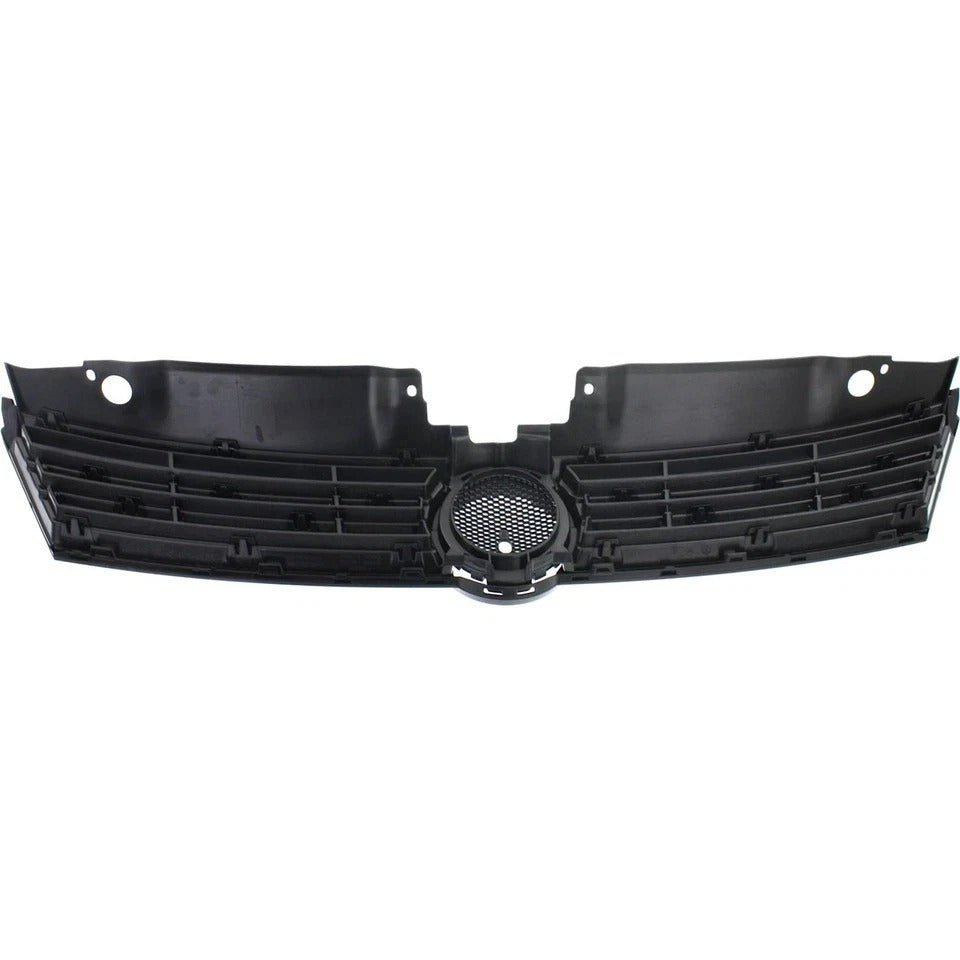 Grille Assembly 2011-2014 Volkswagen Jetta Black Shell and Insert Fits New Front VW1200151