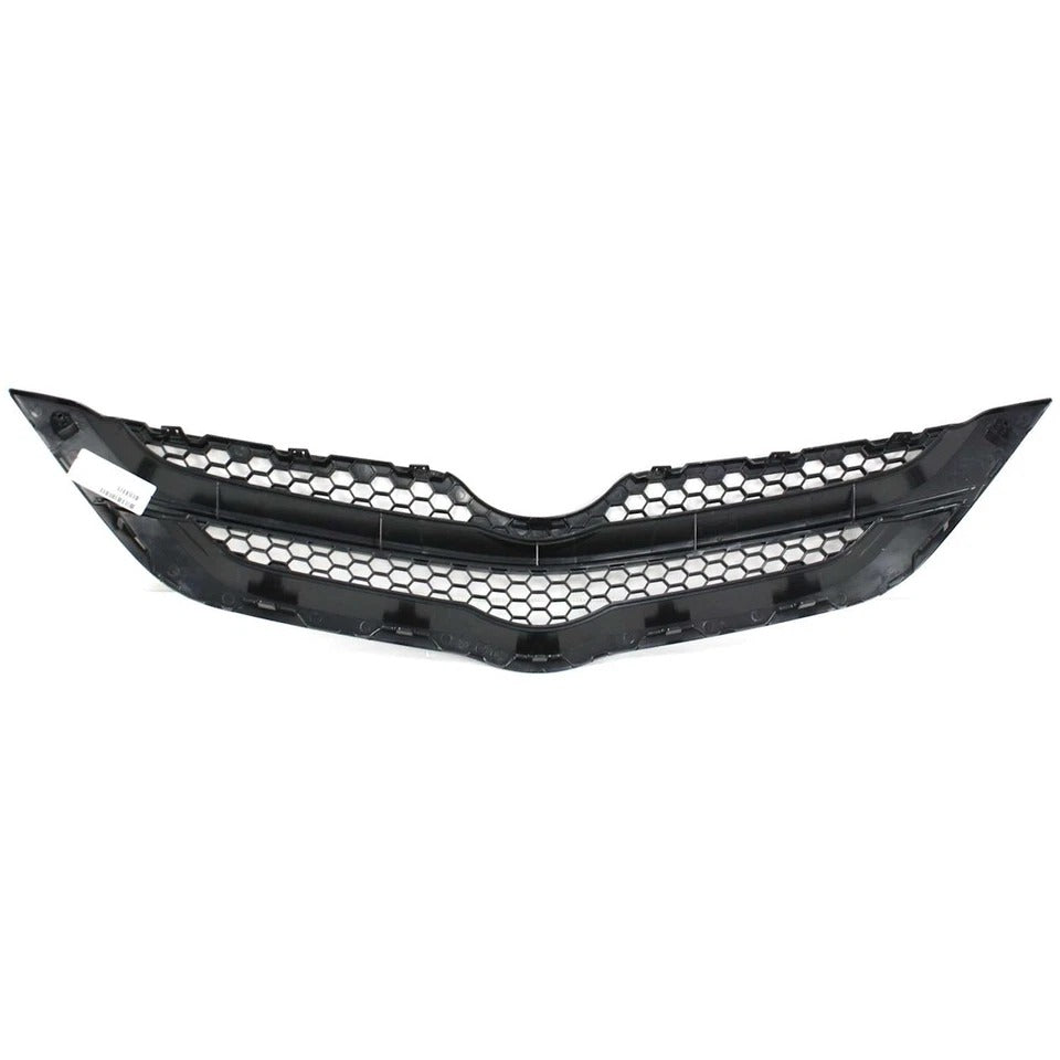 Grille For 2007-2008 Toyota Yaris Sedan Upper Textured Black Plastic