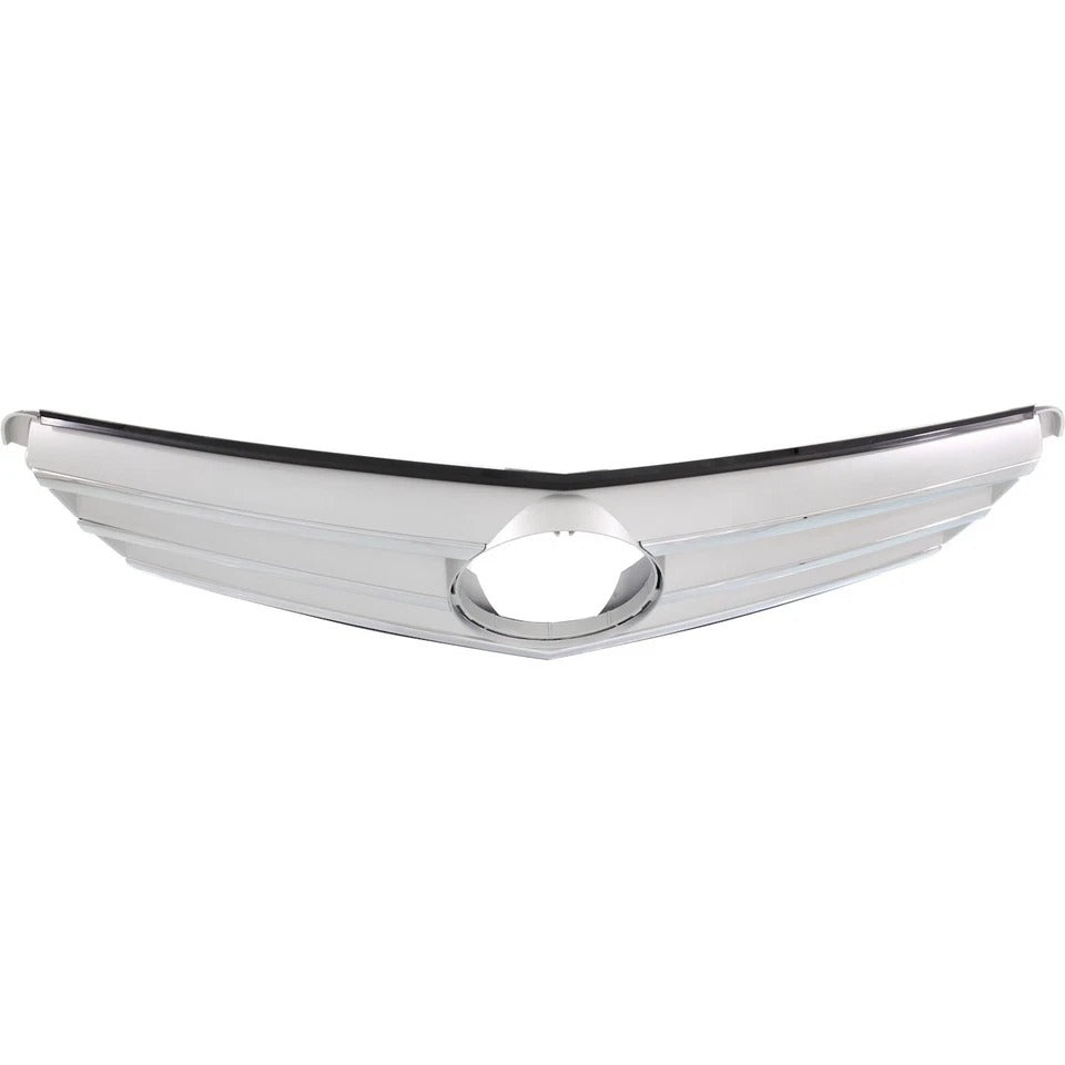 Grille For 2008-2014 Mercedes Benz C300 2010-2014 C250 Sedan Silver Plastic