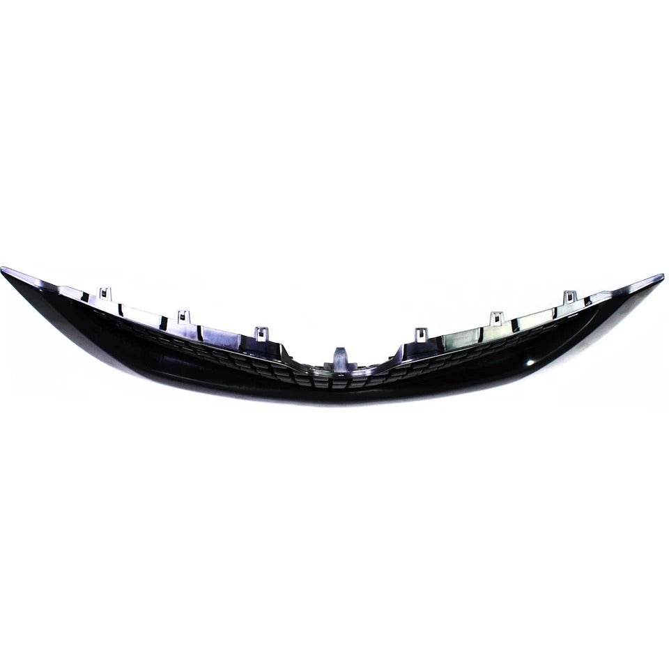 Grille For 2009-2012 Toyota Yaris Sedan Upper Textured Black Plastic