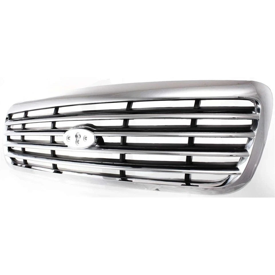 Grille Grill Chrome Plastic For 1998-2011 Ford Crown Victoria Front FO1200346