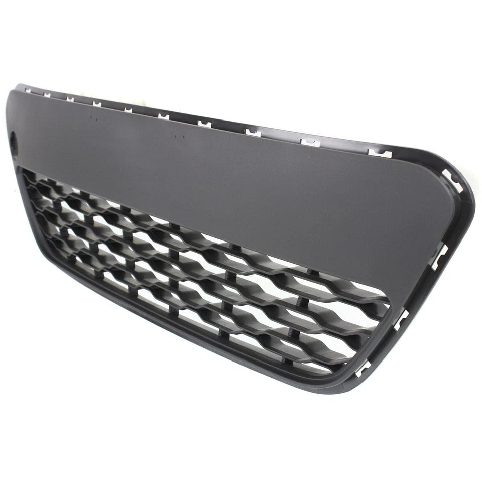 New Bumper Grille For 2012-2015 Kia Rio Hatchback Center Textured Gray Plastic KI1036118