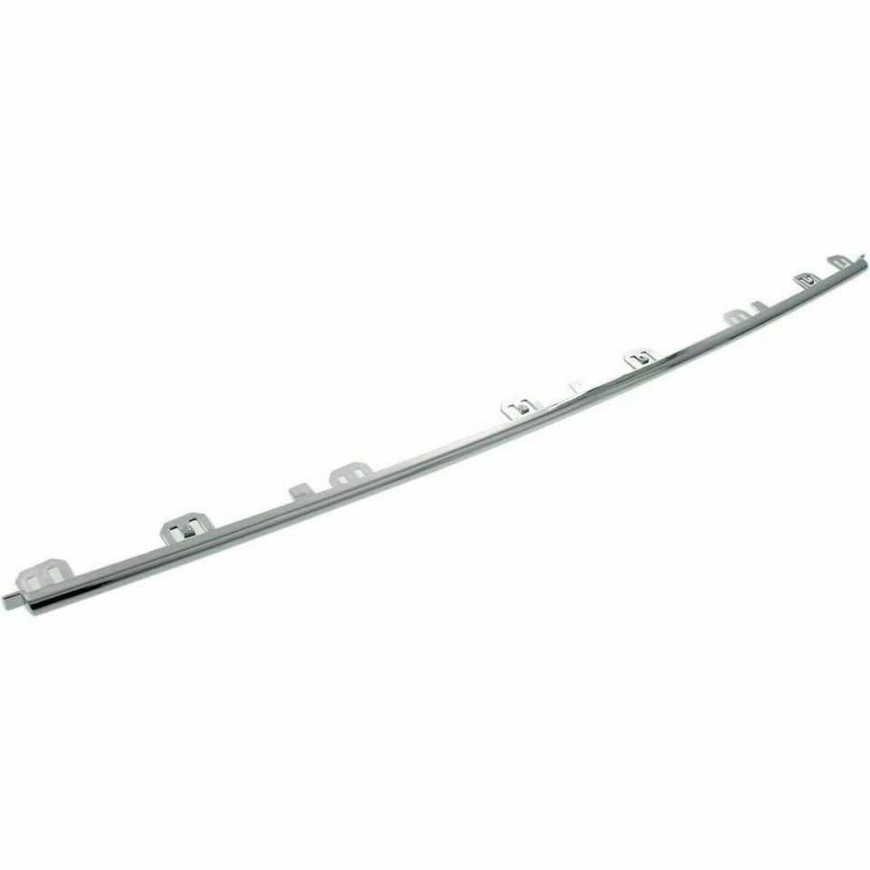 New Bumper Grille & Trim Black & Chrome For 2014-2017 Honda Odyssey Front Lower Set 2Pc
