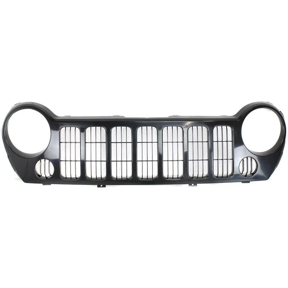 New Grille Assembly Black For Jeep Liberty 2005-2007 Front CH1200290
