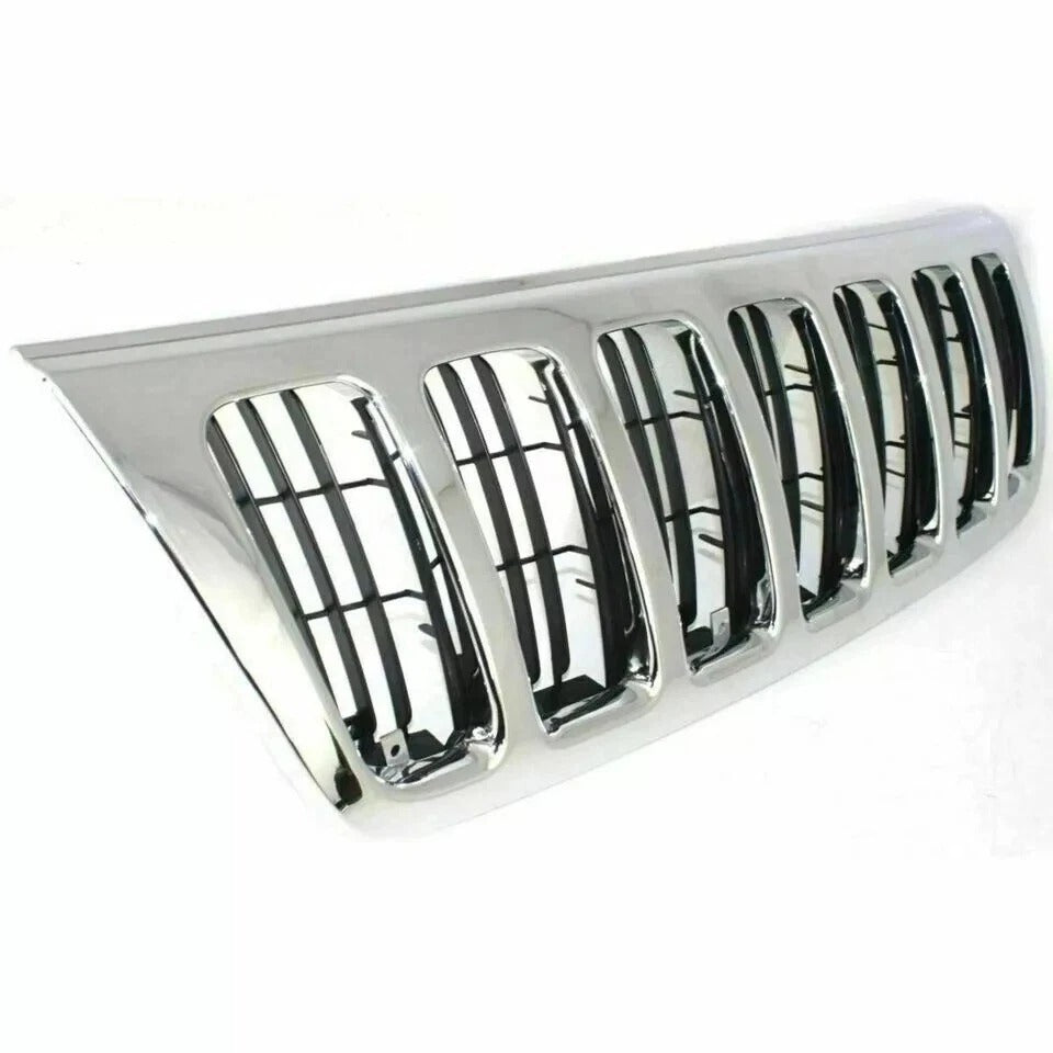New Grille Chrome Shell With Black For Jeep Grand Cherokee 1999-2003 Front