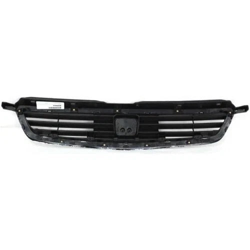 New Grille Chrome Shell with Painted Black For 1996-1998 Honda Civic Front HO1200124