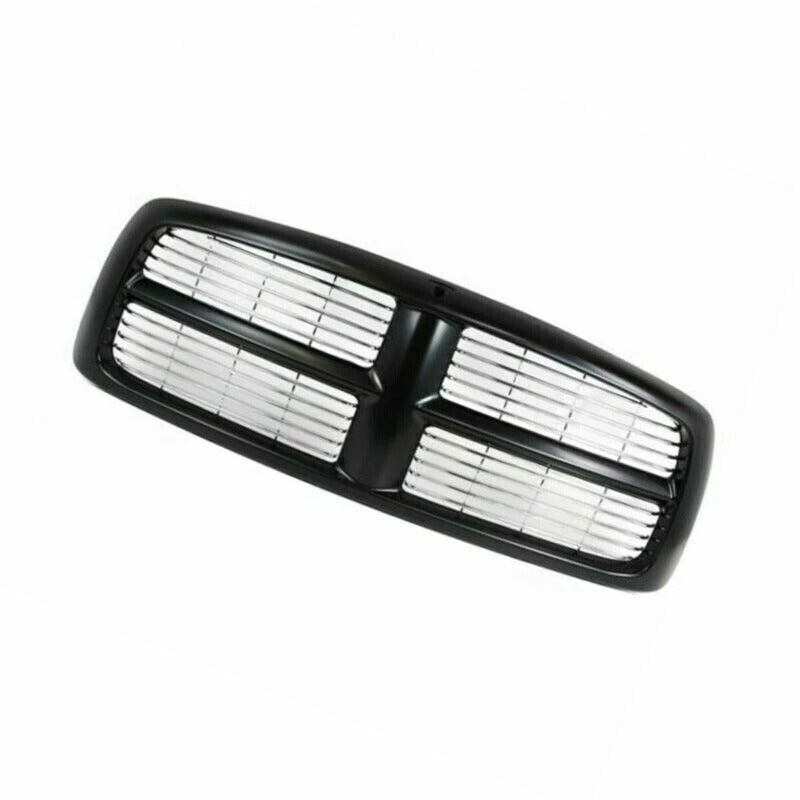New Grille Standard Line For 2002-2005 Dodge Ram 1500 2500 3500 Front Black Plastic CH1200259