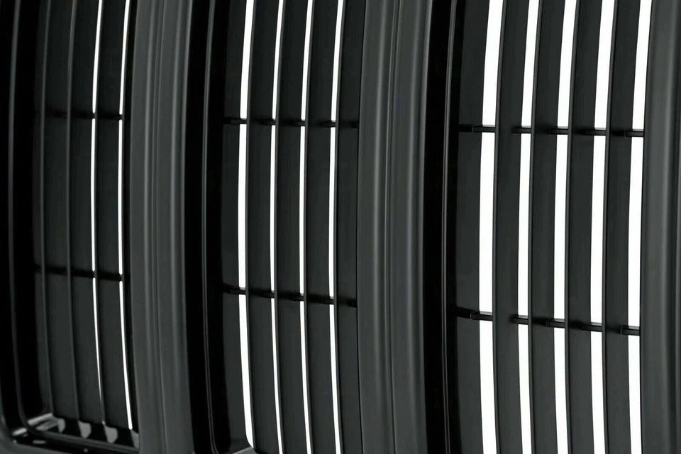 New Grille & Headlamp Door Plastic Painted Black For 1997-01 Jeep Cherokee Front Set 3Pc