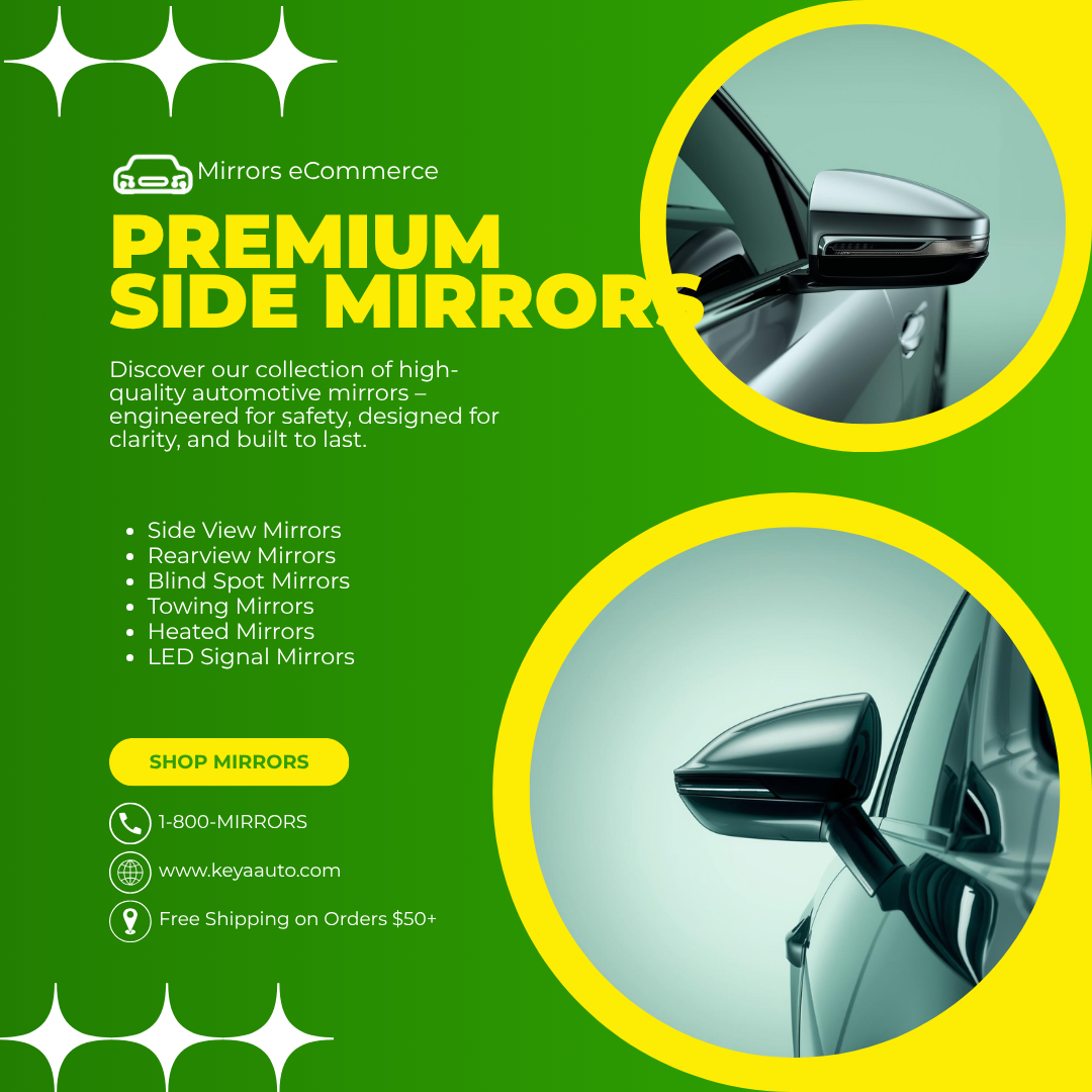 Wide-Angle View Car Mirror Replacement