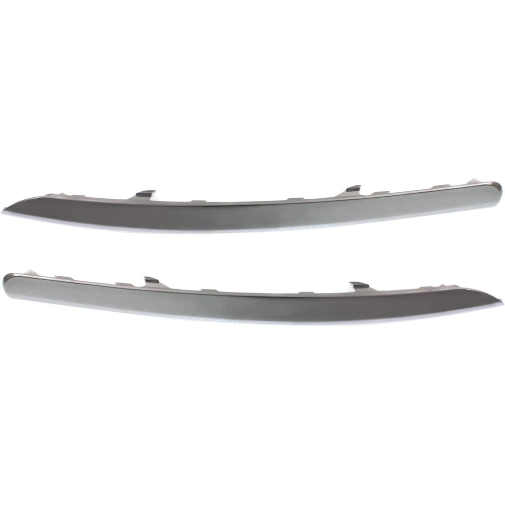 2Pc RH and LH Front For 2011-2016 Kia Sportage Bumper Trim Chrome KI1047103 KI1046103