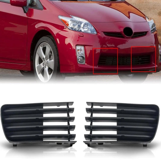 2x Front Lower Bumper Grille Bezels For Toyota Prius 04-09 TO1038119, TO1039119