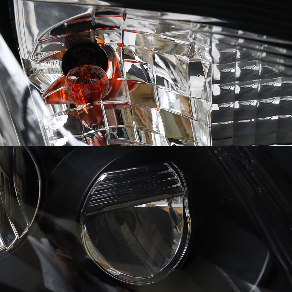 For 2004-2017 Volvo VNL VNX Black LED Headlight Assembly Driver Left Side