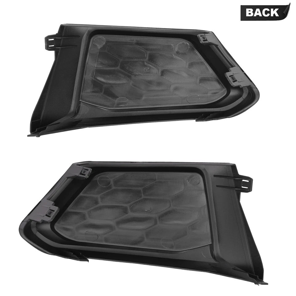 A Pair Front Bumper Lamp Bezel Fog Light Cover Fit For 2019-2021 Nissan Altima