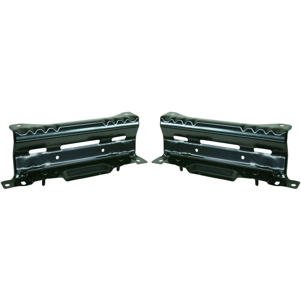 Bumper Bracket Front Left & Right Side For 2006-2008 TOYOTA YARIS Steel Set of 2 TO1067156, TO1066156