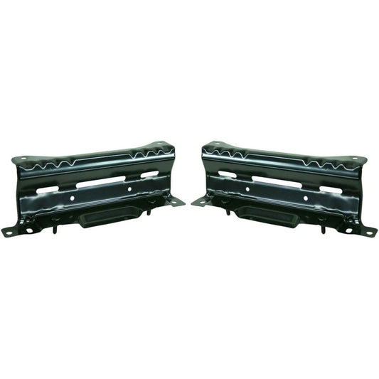 Bumper Bracket Front Left & Right Side For 2006-2008 TOYOTA YARIS Steel Set of 2 TO1067156, TO1066156