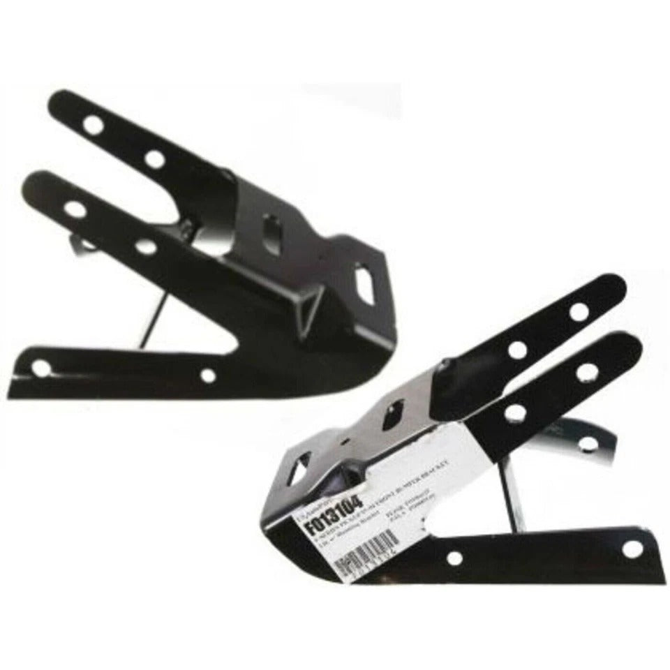 Bumper Bracket Set For Ford F-150 1997-2003 New Front Driver & Passenger Side FO1067129, FO1066129