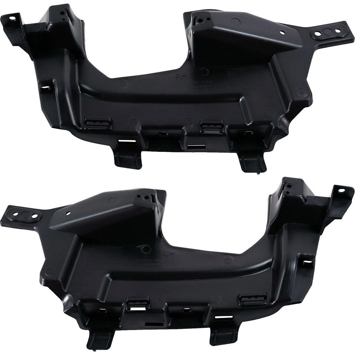 Bumper Brackets For 2014-2017 Mercedes-Benz S550 Rear Left Right 2Pc MB1163102, MB1162102