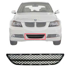 Bumper Cover Grille For 2006-2008 BMW 325i 328i 330i 335i Front Black BM1036111