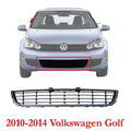 Bumper Cover Grille For 2010-2014 Volkswagen Golf Front Plastic VW1036122