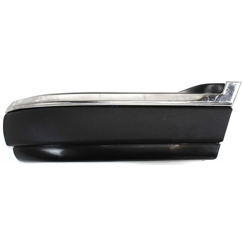 Bumper End Caps Set For 1994-1997 Chevrolet S10 Front with Side Molding Holes