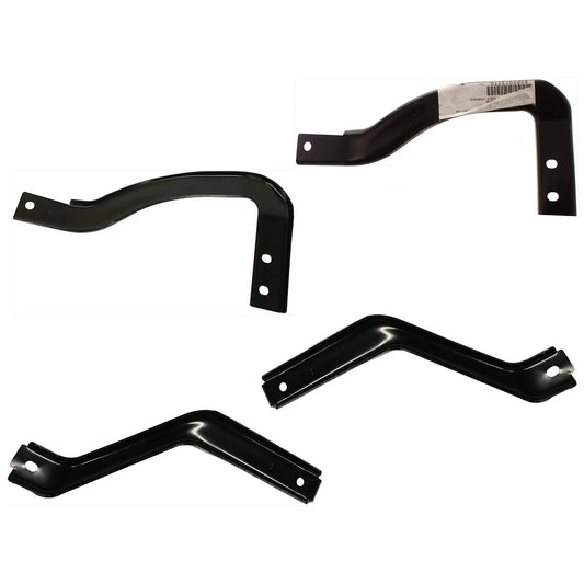 Bumper Face Bar Brackets Retainer Mounting Braces Set of 4 for F150 Truck F-150