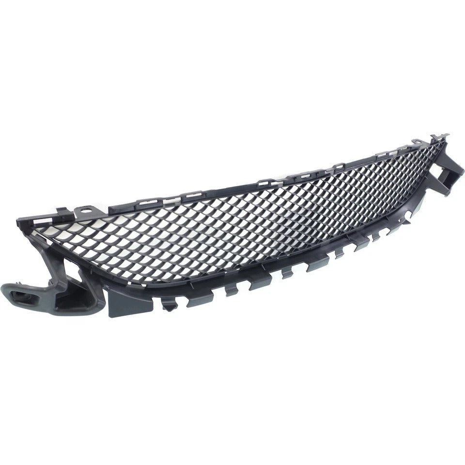 Bumper Grille For 15-18 Mercedes Benz C300 17-18 C43 AMG Textured Black Center