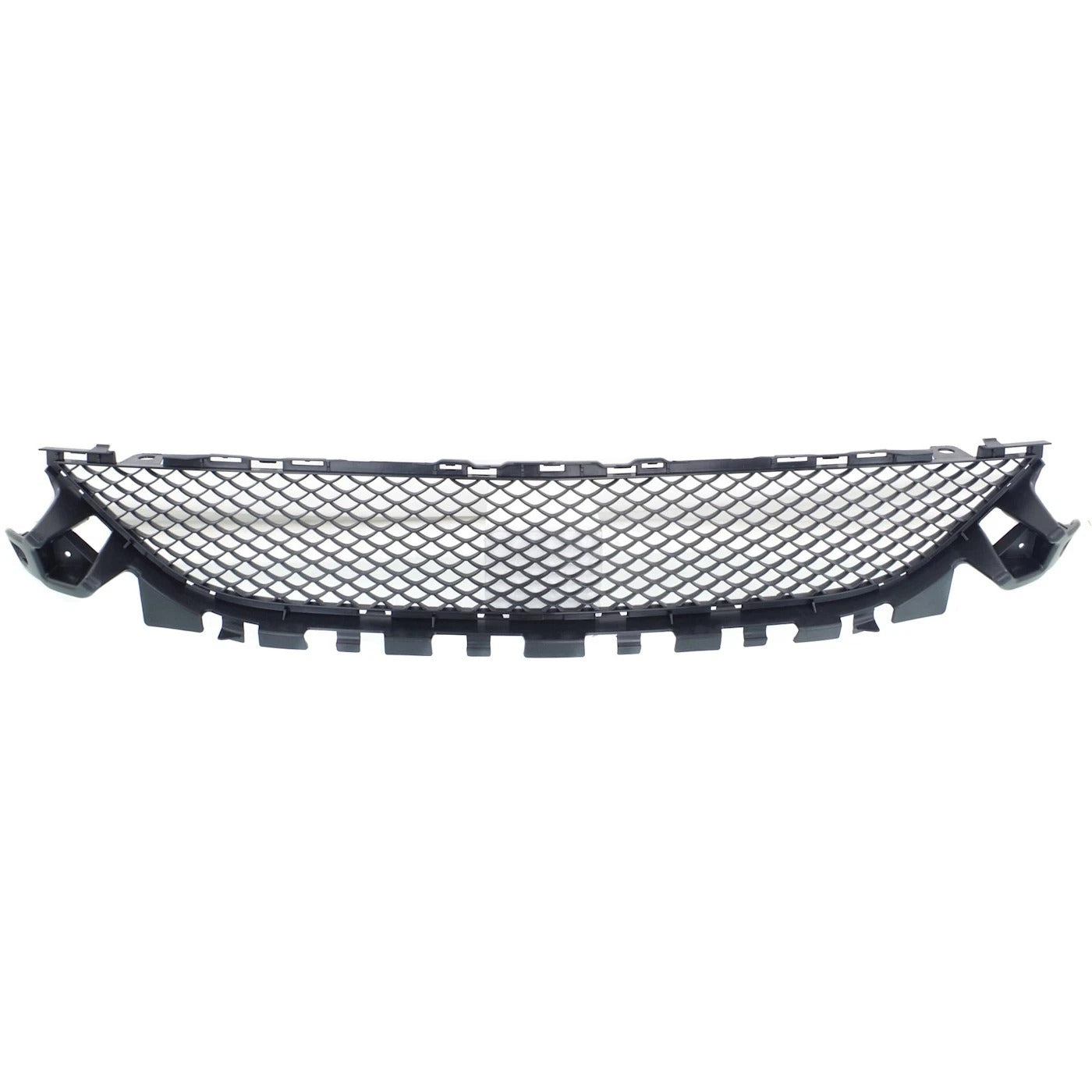 Bumper Grille For 15-18 Mercedes Benz C300 17-18 C43 AMG Textured Black Center