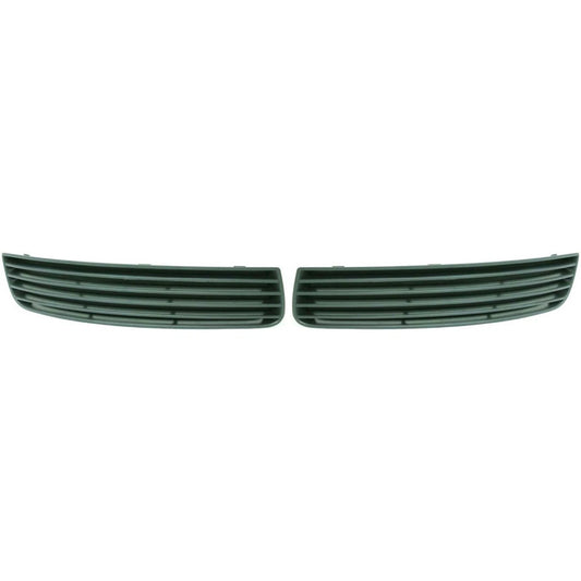 Bumper Grille For 2005-2010 Chevrolet Cobalt 2007-2009 Pontiac G5 Set of 2 Gray