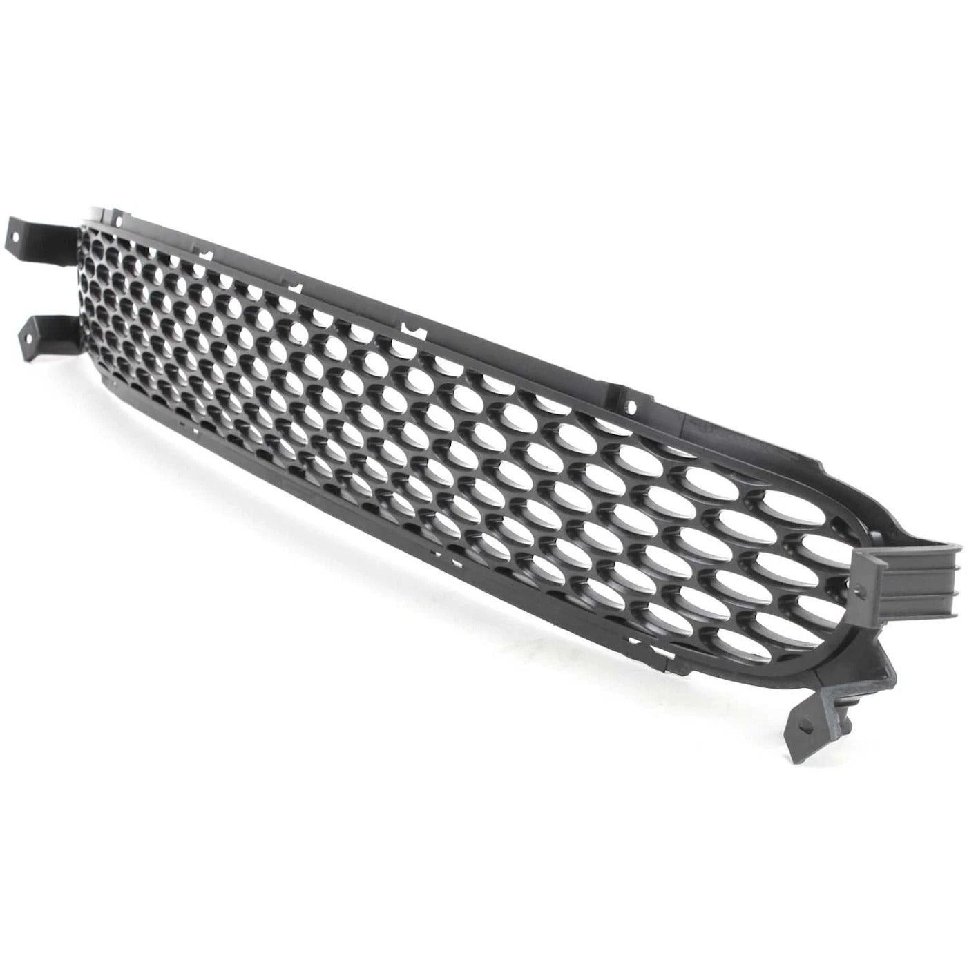 Bumper Grille For 2007-2009 Kia Spectra Center Textured Black Plastic