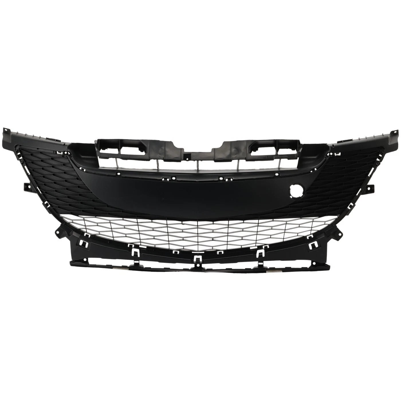 Bumper Grille For 2010-2011 Mazda 3 Front 2L Textured Gray BBM4501T1H MA1036112