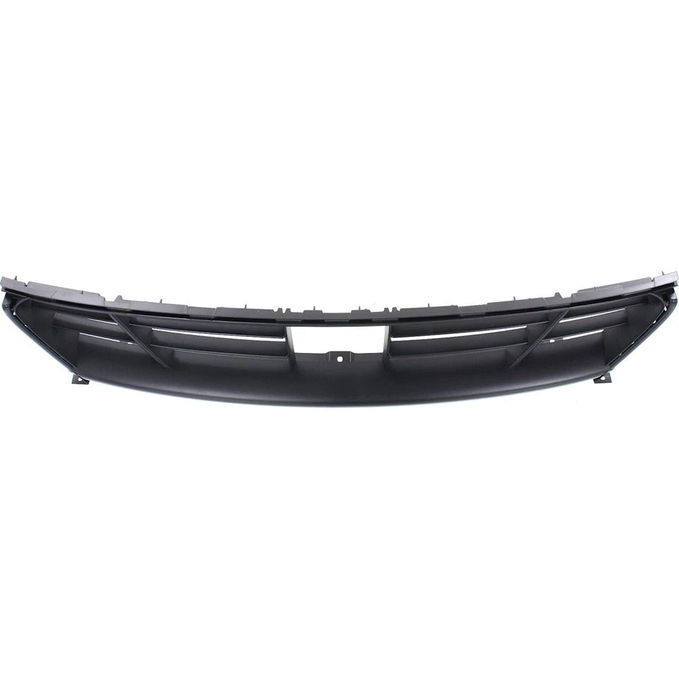 Bumper Grille For 2011-2013 Porsche Panamera Center Textured Black Plastic