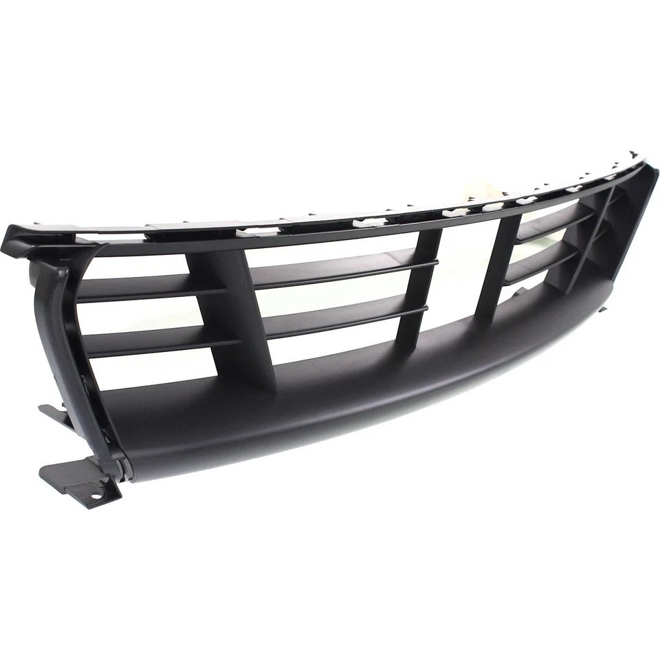 Bumper Grille For 2011-2013 Porsche Panamera Center Textured Black Plastic