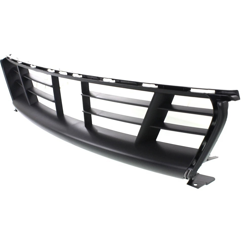 Bumper Grille For 2011-2013 Porsche Panamera Center Textured Black Plastic