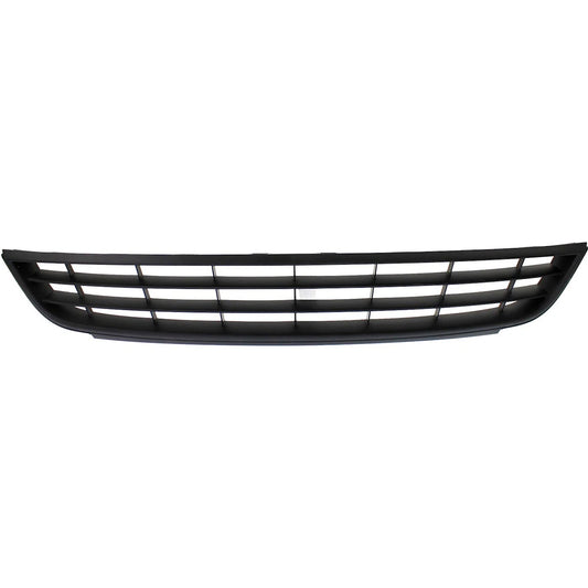 Bumper Grille For 2011-2014 Volkswagen Jetta Center Textured Black Plastic