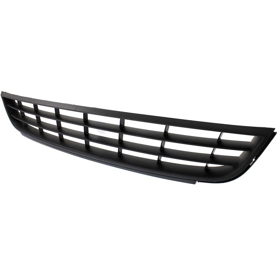 Bumper Grille For 2011-2014 Volkswagen Jetta Center Textured Black Plastic