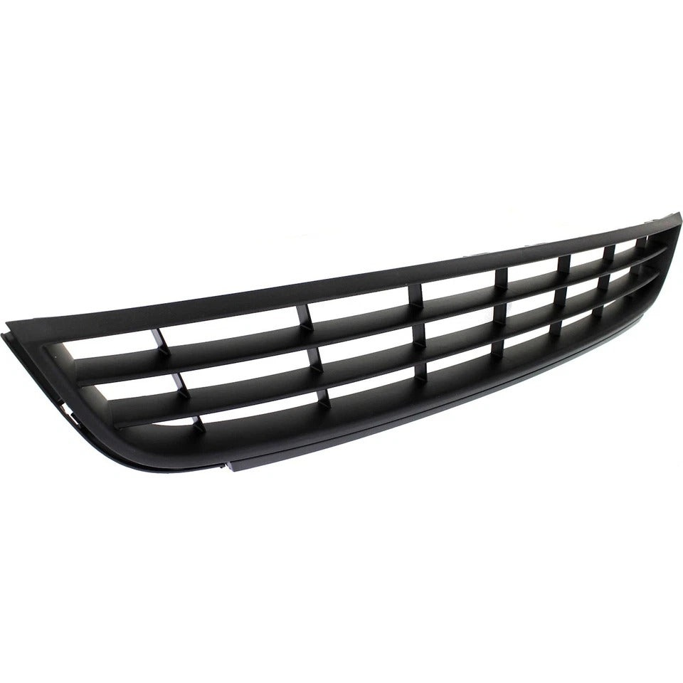 Bumper Grille For 2011-2014 Volkswagen Jetta Center Textured Black Plastic