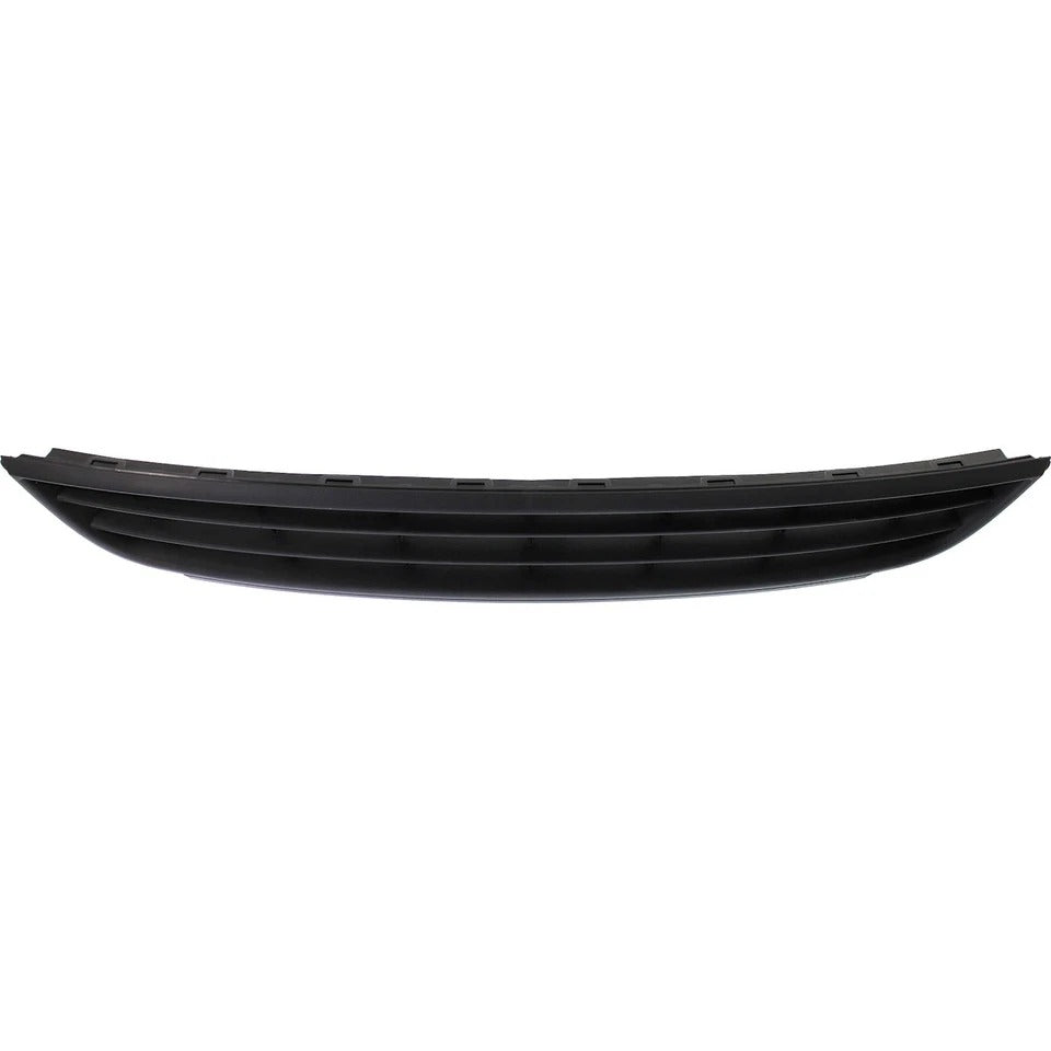 Bumper Grille For 2011-2014 Volkswagen Jetta Center Textured Black Plastic