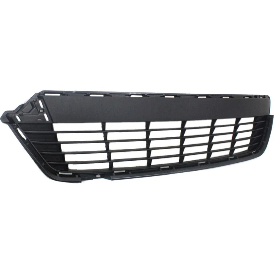Bumper Grille For 2012-2014 Toyota Yaris Center Textured Black Plastic