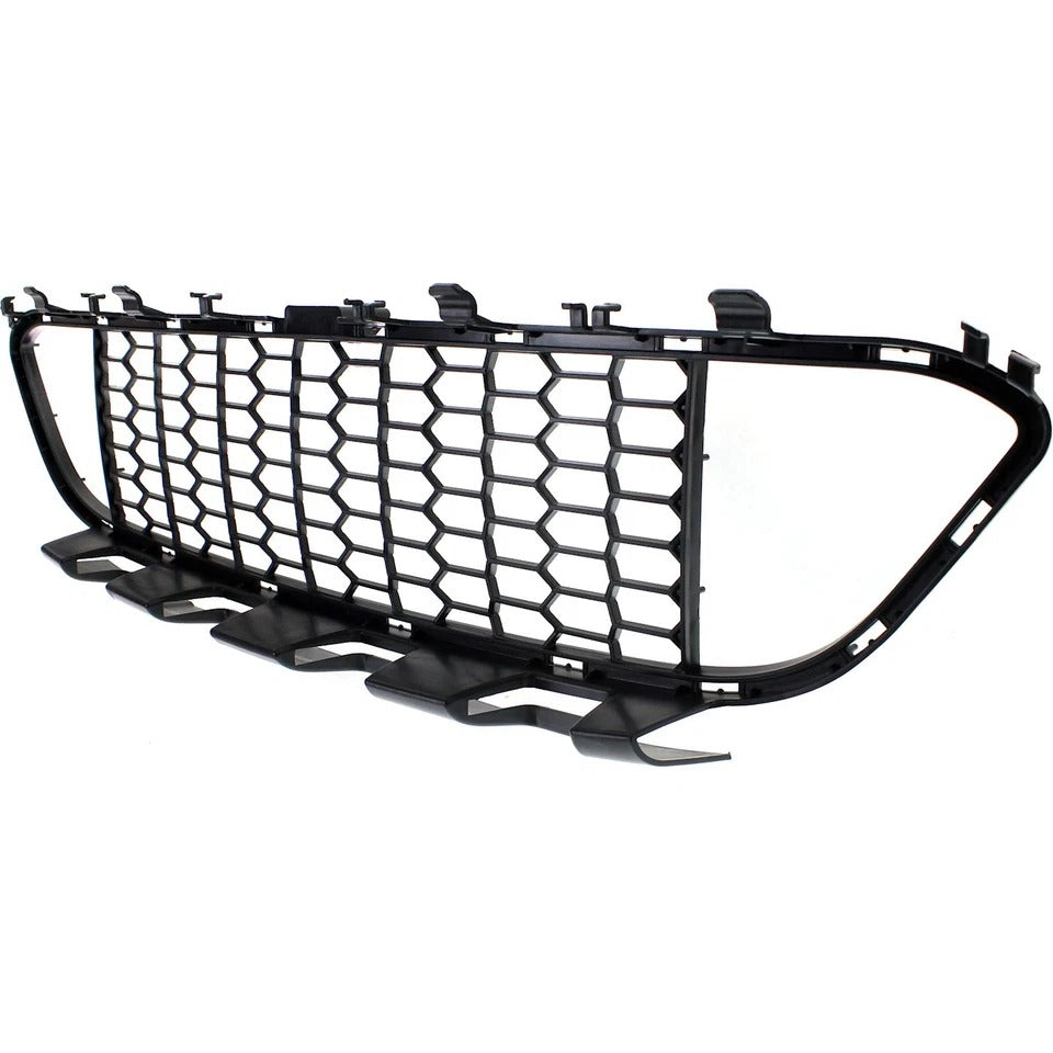 Bumper Grille For 2013-2015 BMW 328i 320i Center Black Plastic