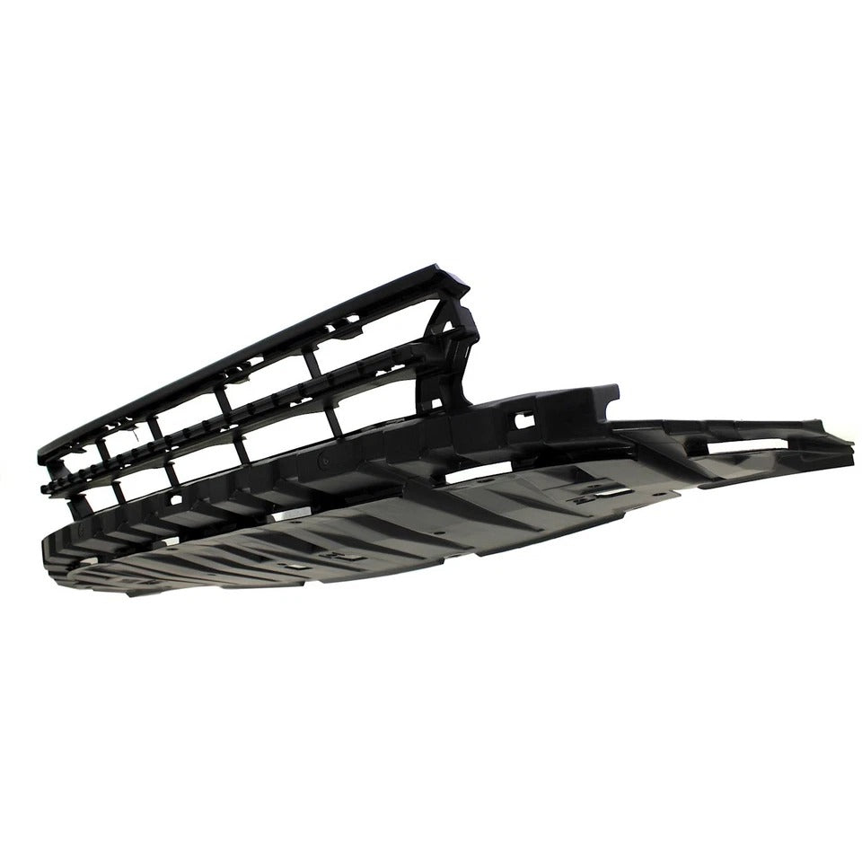 Bumper Grille For 2013-2015 Honda Civic Center Black Plastic