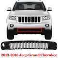 Bumper Grille For 2013 2014 2015 2016 Jeep Grand Cherokee Front Plastic CH1036153