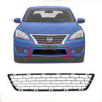 Bumper Grille For 2013 2014 2015 Nissan Sentra Black Front NI1036101