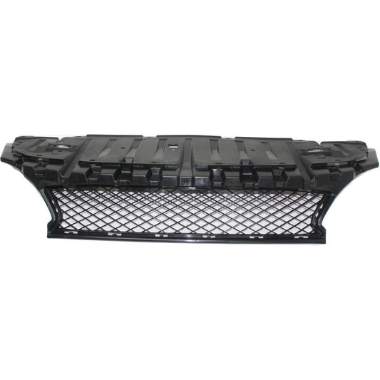 Bumper Grille For 2014-2015 Honda Civic Coupe Textured Black Plastic 71105TS8A51