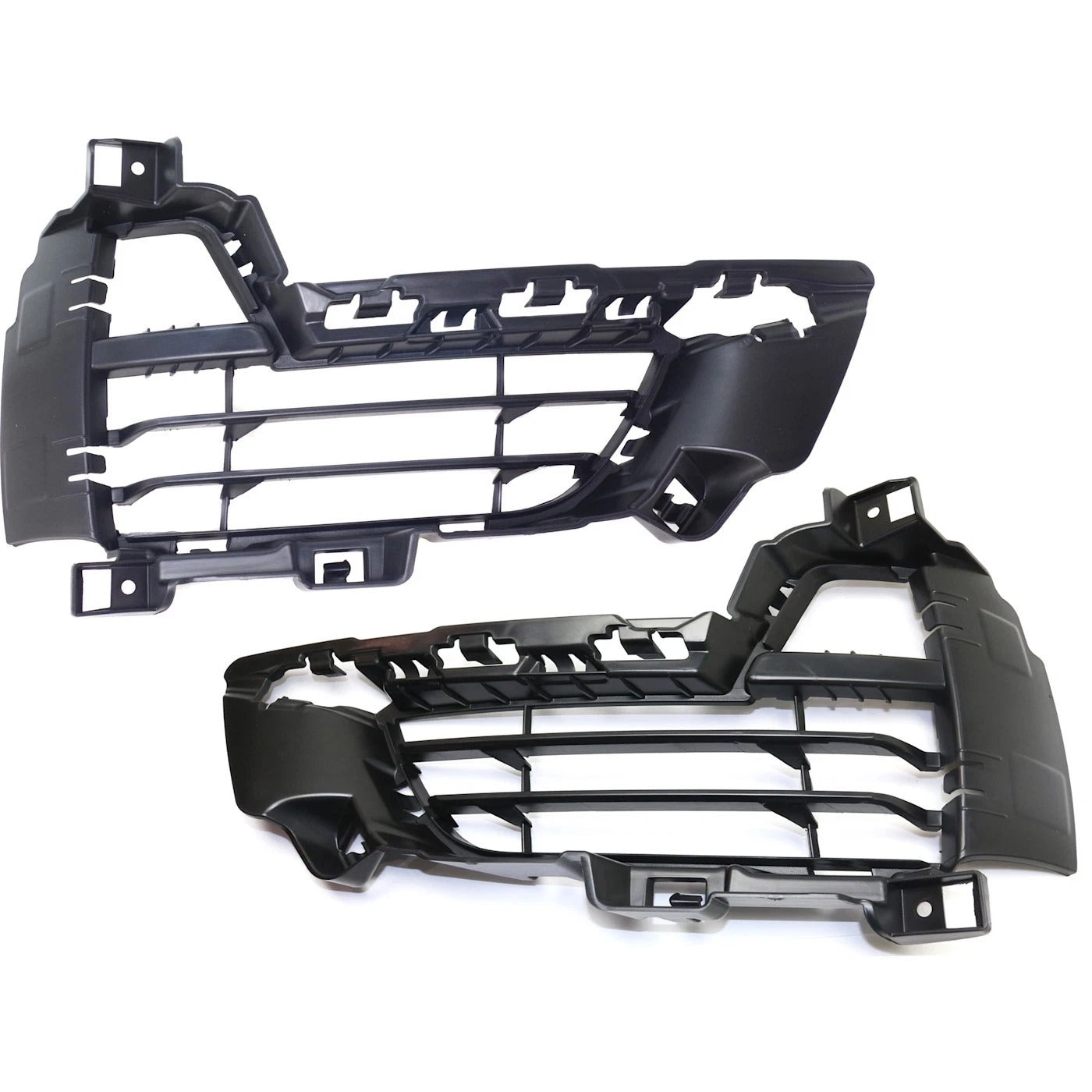 Bumper Grille For 2014-2018 BMW X5 Set of 2 LH and RH Textured Open Grid